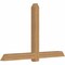 Ekena Millwork Eugene Smooth Timber Gable Bracket, Western Red Cedar, 84"W x 53"H x 5 1/2"D x 5 1/2"F, 15/12 Pitch GBW084X53X0606EUG00SWR - alternate 5